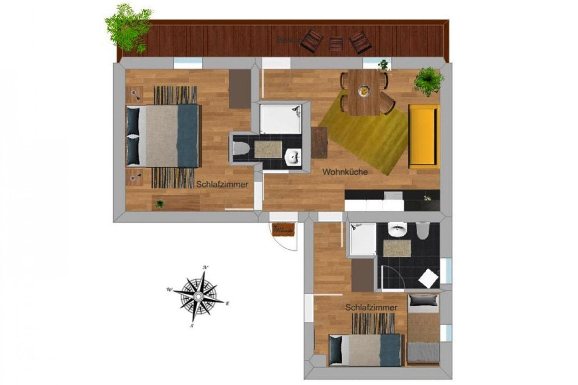 Flat In With A Balcony * Krimml